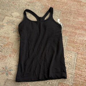 Lululemon Athletica Black Fitted Sleeveless Tank Top